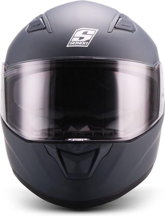 SOXON ST-1001 RACE integraal helm, motorhelm, scooterhelm ECE keurmerk, Navy Blauw, S hoofdomtrek 55-56cm