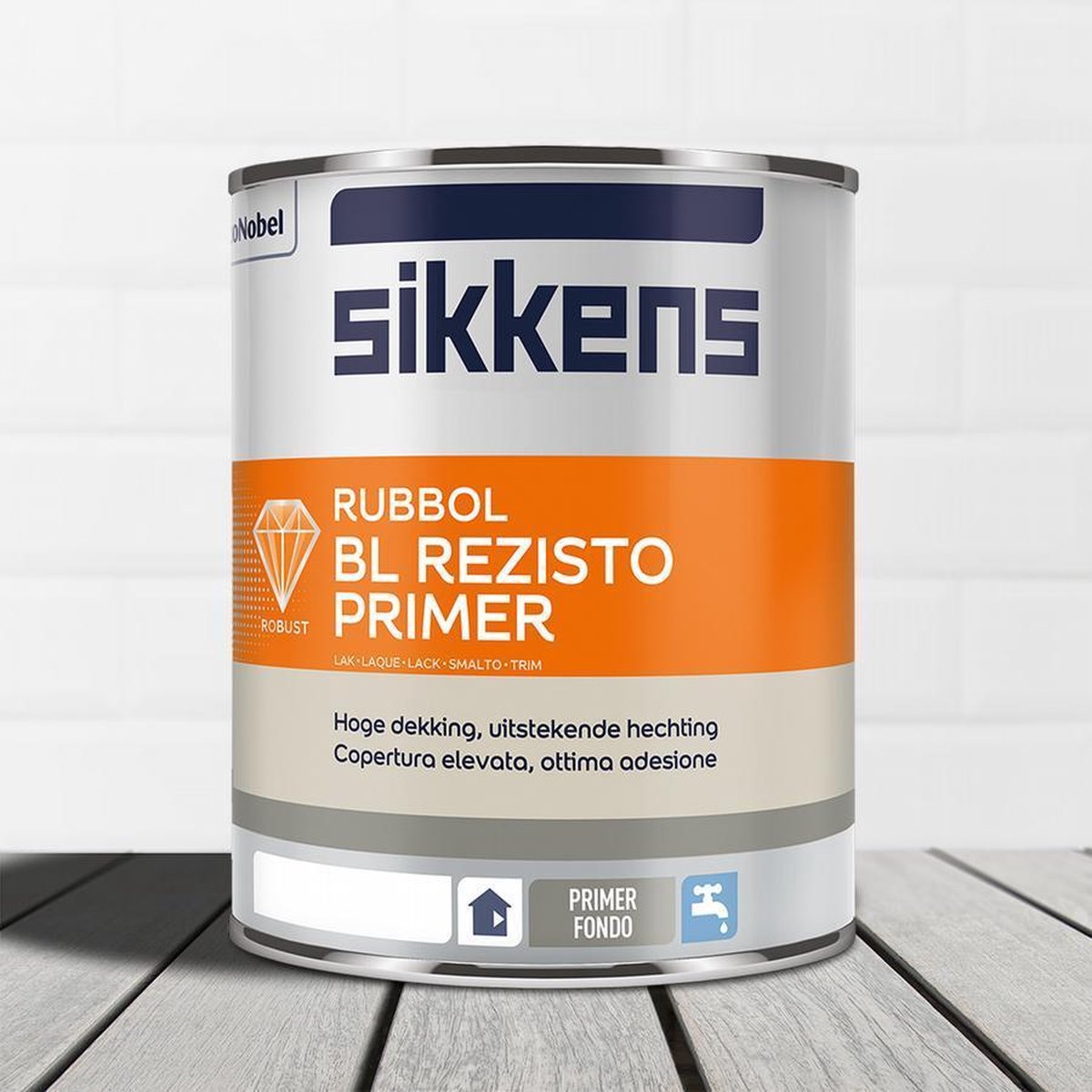 Sikkens Rubbol BL Rezisto Primer - Wit- Grondverf - Dekkend - Binnen en buiten - Mat - 2.5 liter op waterbasis – foto 4