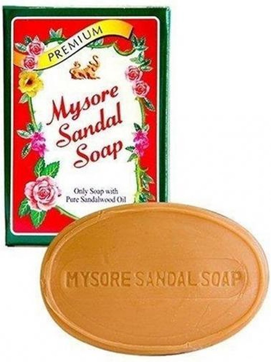 Natuurlijke Mysore Sandal zeep, Ayurveda, 75 gram