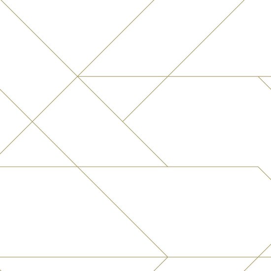 Paradox Dapper tekst Proefstaal ESTAhome behangpapier grafische lijnen wit en goud - 139143 -  26,5 x 21 cm | bol.com