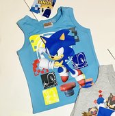 Sonic the Hedgehog Mouwloos Jongens Shirt Maat 98