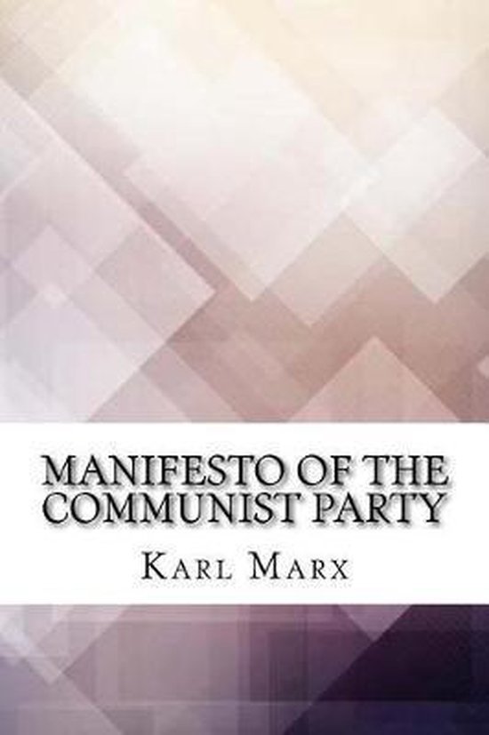 Manifesto of the Communist Party - cover