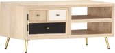 Salontafel Massief hout- koffietafel (Incl LW3D Klok) coffee table woonkamertafel