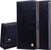 Business Style Oil Wax Texture Horizontal Flip Leather Case voor Huawei P30 Pro, met houder & kaartsleuven & portemonnee (zwart)