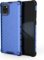 Voor Galaxy Note 10 Lite schokbestendig Honeycomb PC + TPU beschermhoes (blauw)