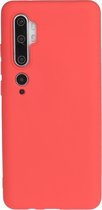Voor Xiaomi Mi CC9 Pro / Mi Note 10 / Mi Note 10 Pro Frosted Candy-gekleurde ultradunne TPU Case (rood)