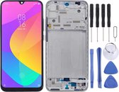 Lcd-scherm en digitizer volledige montage met frame voor Xiaomi Mi CC9e / Mi A3 (zilver)