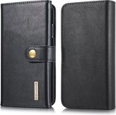 DG.MING Triple Fold Crazy Horse Texture magnetische horizontale flip lederen tas voor iPhone XS Max, met houder & kaartsleuven & portemonnee (zwart)