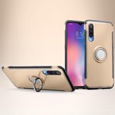 Magnetische 360 graden rotatie ringhouder Armor beschermhoes voor Xiaomi 9 (goud)