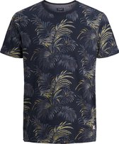 Jack & Jones - JPRMAX BLU, AOP TEE SS CREW NECK - Navy Blazer - Mannen - Maat S
