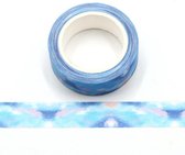 Washi tape - frosted droom lucht | 15mm x 5m