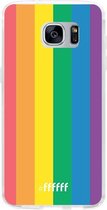Samsung Galaxy S7 Hoesje Transparant TPU Case - #LGBT #ffffff