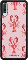 Samsung A70 hoesje - Lobster all the way | Samsung Galaxy A70 case | Hardcase backcover zwart
