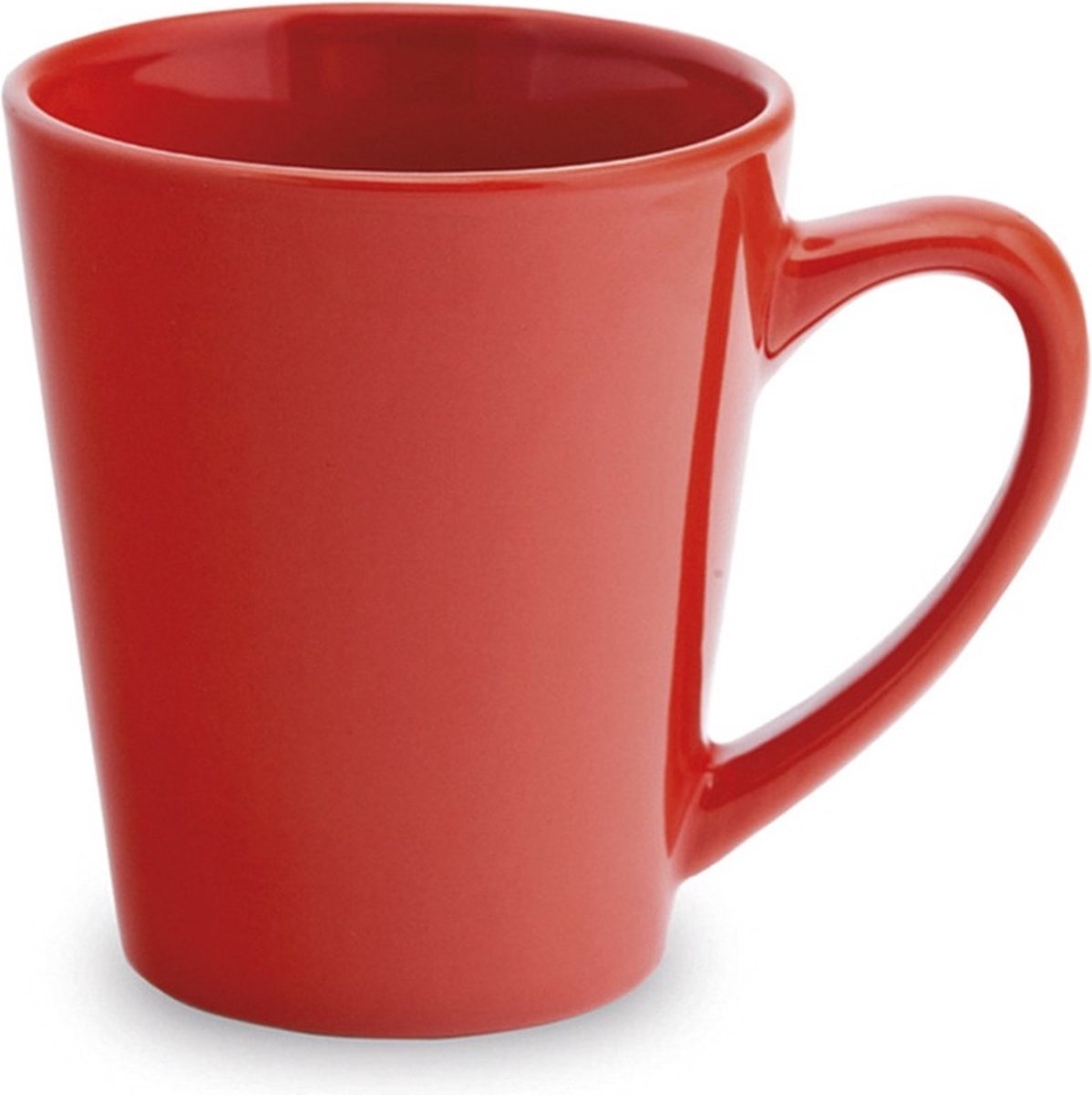2x gobelet / mug rouge 350 ml - Céramique - mugs / tasses rouges