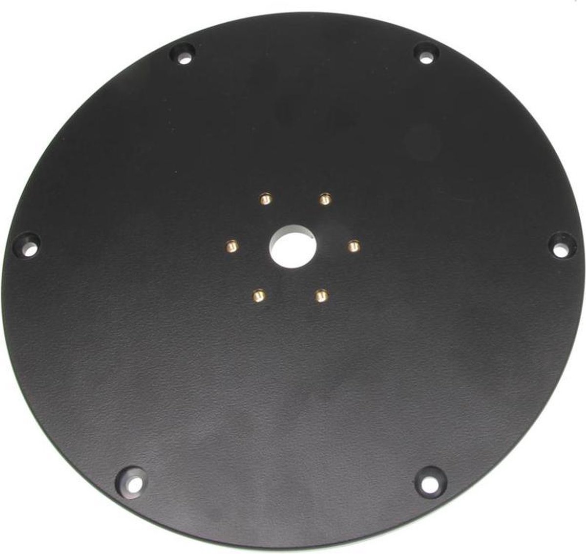 Pedestal montage plaat 250 mm rond