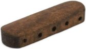 Houten spacer 47x15x6 mm bruin, 4 st