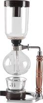 Syphon Coffee Maker, Japanse style Siphon koffiezet apparaat , Slow Koffie Zilver