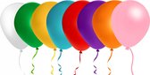 500 stuks diverse mix kleuren ballonnen - decoratie - latex - helium - feest - verschillende - ballon