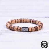 Ibiza Hairwraps Armband Natural Cocos