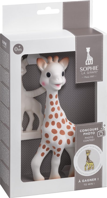 Sophie de Giraf Award set (Sophie de Giraf + vanille bijtring in geschenkdoos)