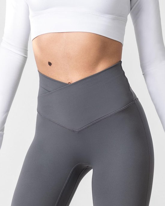 Grijze Shaping sportlegging dames - Squat proof - High waist - OGY Sportwear