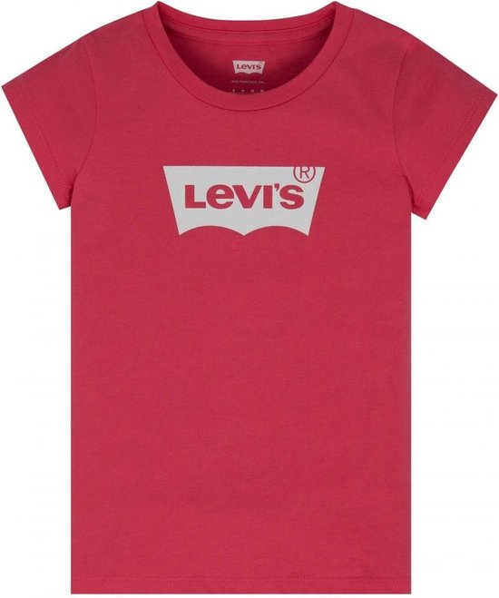 uren acceleration naturlig Levi's Meisjes t-shirts & polos Levi's T-shirt roze 140 | bol.com