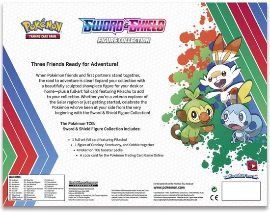 Thumbnail van een extra afbeelding van het spel Pokémon Sword and Shield Figure Collection - Pokémon Kaarten