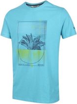 Mannen Cline IV Grafisch T-shirt Outdoorshirt blauw