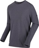 Regatta Longsleeve Karter Ii Heren Katoen Donkergrijs Mt S