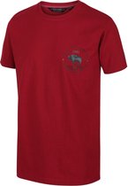 Regatta - Men's Cline IV Graphic T-Shirt - Outdoorshirt - Mannen - Maat 4XL - Rood
