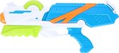 1x Waterpistolen/waterpistool wit/blauw van 41 cm kinderspeelgoed - waterspeelgoed van kunststof