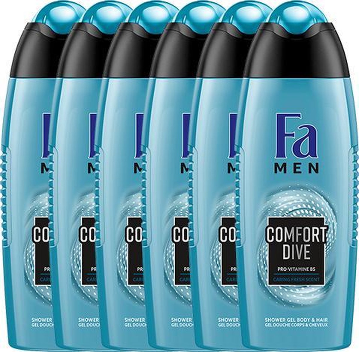 Fa Douchegel Men - Comfort Dive - 6 x 250 ml | bol.com