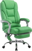 Bureaustoel - Massagestoel - Design - Ergonomisch - Kunstleer - Groen - 68x64x127 cm