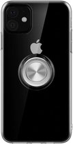 Apple iPhone 11 Magnetische Backcover - Transparant TPU - voor Autohouder - Kickstand
