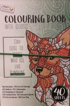 Kleurboekje met quotes - kleurboek voor volwassenen