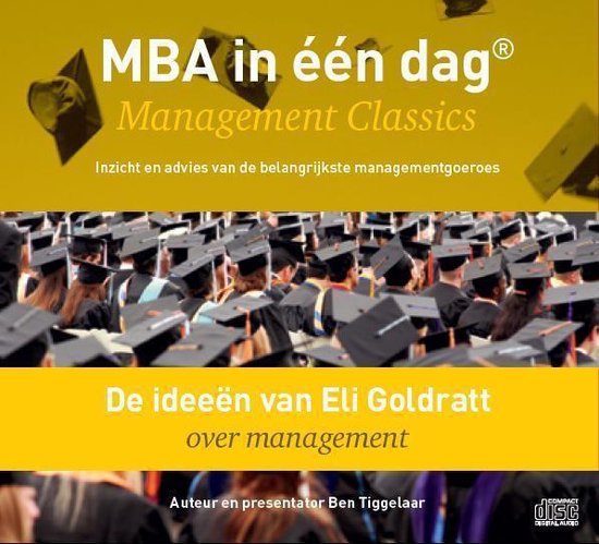 De ideeën van Eli Goldratt over management - cover