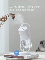 Luchtbevochtiger 200ml met decoratieve led verlichting