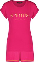Supertrash Pyjama Dames Volwassenen - Shortama Dames - Roze - XL