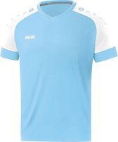 Jako Sportshirt - Maat 140  - Unisex - licht blauw,wit