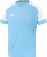 Jako Sportshirt - Maat 164  - Unisex - licht blauw,wit