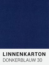 Linnenkarton 30 Donkerblauw A4 240 gr.