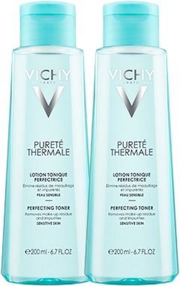 Vichy Pureté Thermale Reinigingstonic - 2X200ml - make-up verwijdering