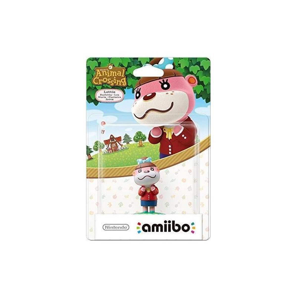 amiibo Animal Crossing Collection - Lottie - Wii U + NEW 3DS + Switch - Nintendo