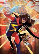 MARVEL ALL NEW - Magnetic Metal Poster 15x10 - Ms Marvel (S)