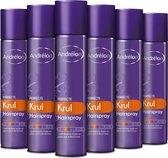 Andrélon Styling Haarspray Perfecte Krul - 6 x 250 ml - Voordeelverpakking