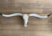Vtw Living - Longhoorn - Skull - Dierenschedel - Dierenhoofd - 170 cm