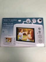 Tv luidspreker met tablethouder en touchscreen