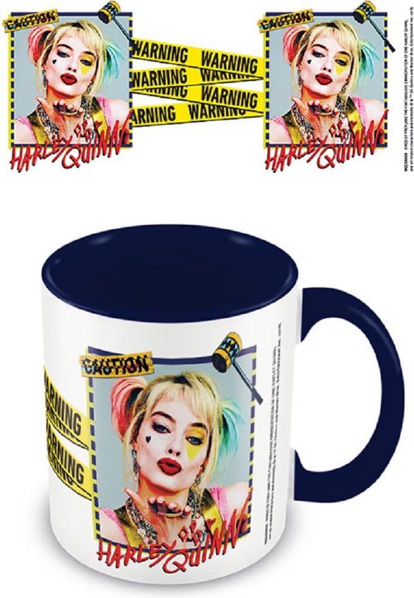 DC Comics Birds Of Prey Harley Quinn Warning Mok