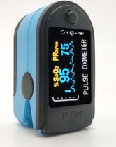 Oximeter - Saturatiemeter - Hartslagmeter - Vinger- Keycord - Digitale Pulse Oximeter - Digitale Hartslagmeter –
