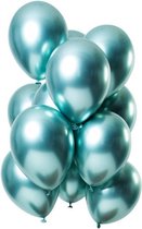 20 Luxe Groene Chrome Ballonnen